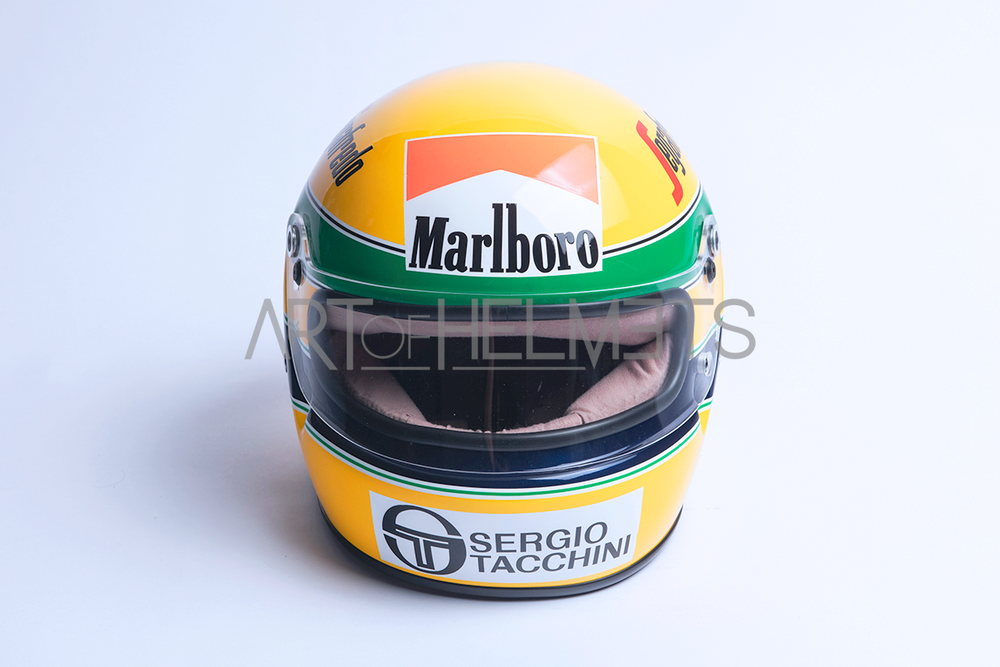 Ayrton Senna 1984 F1 Full-Size 1:1 Replica Helmet