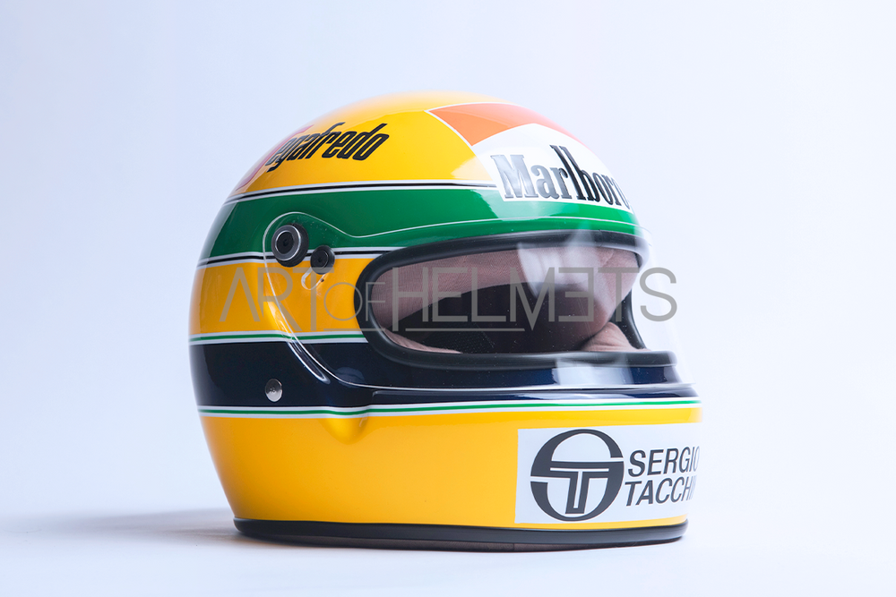 Ayrton Senna 1984 F1 Full-Size 1:1 Replica Helmet