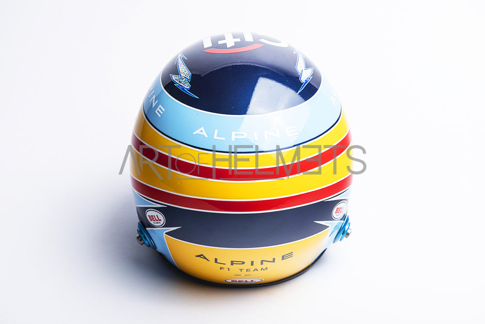 Fernando Alonso 2021 F1 Full-Size 1:1 Replica Helmet