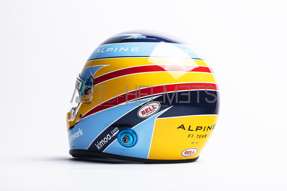 Fernando Alonso 2021 F1 Full-Size 1:1 Replica Helmet