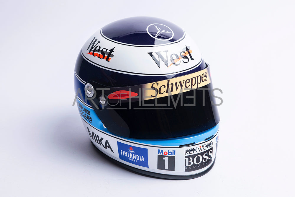 Mika Hakkinen 1998 F1 World Champion Full-Size 1:1 Replica Helmet