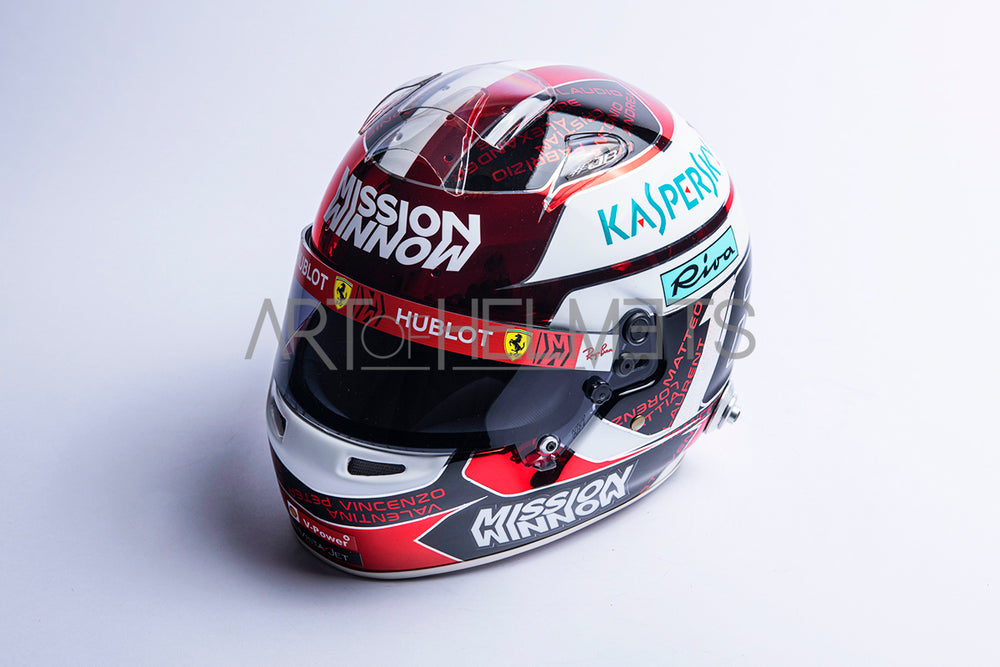 Charles Leclerc 2019 Abu Dhabi GP Full-Size 1:1 Replica Helmet