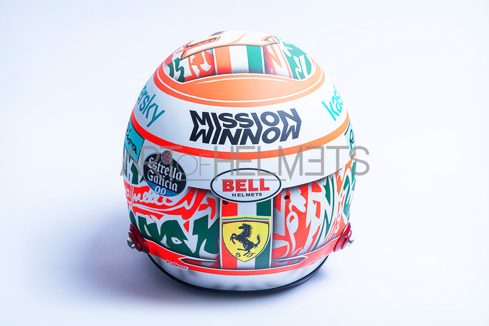 Charles Leclerc 2021 Imola GP Full-Size 1:1 Replica Helmet