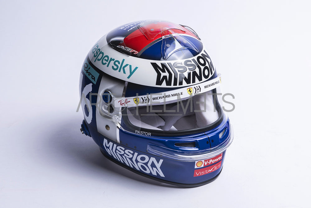 Charles Leclerc 2021 Monaco GP Full-Size 1:1 Replica Helmet