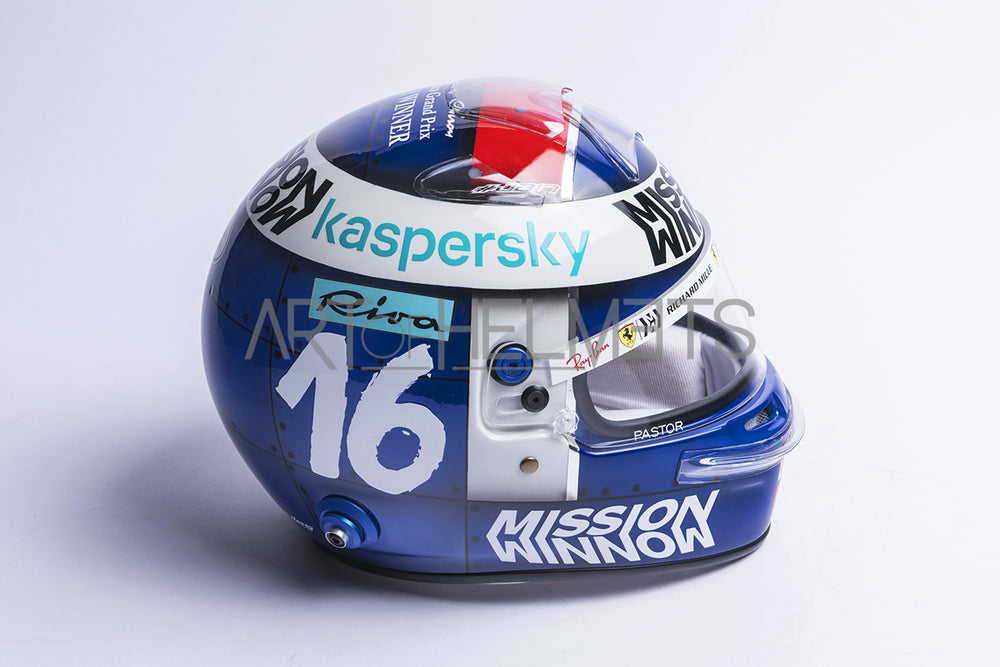 Charles Leclerc 2021 Monaco GP Full-Size 1:1 Replica Helmet