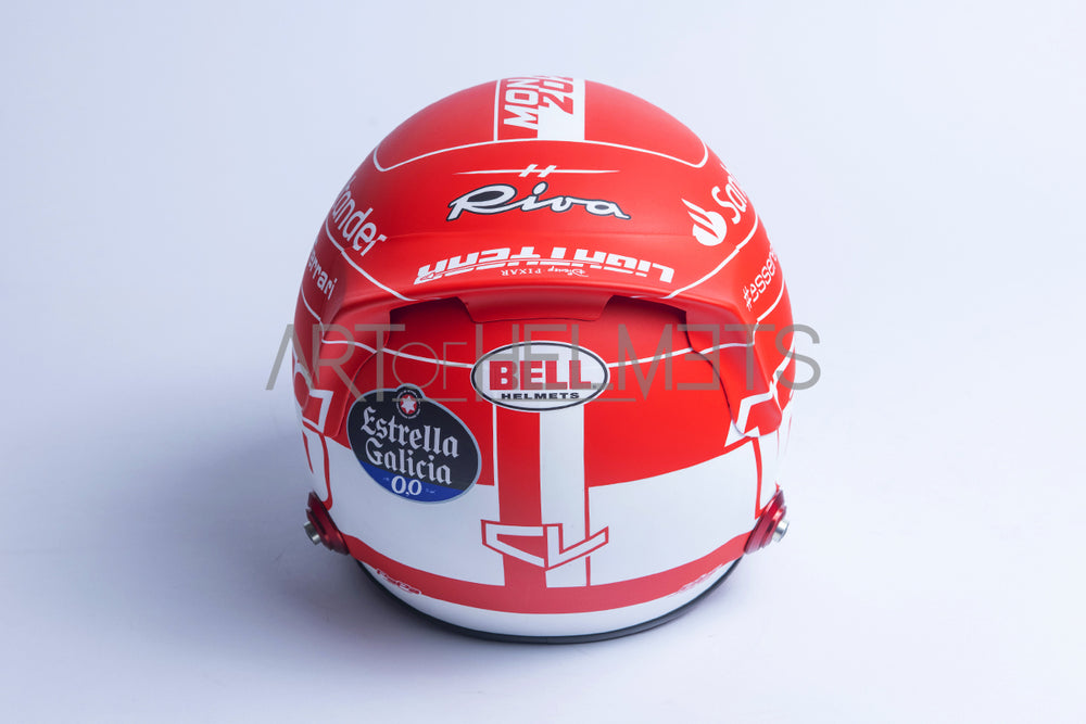 Charles Leclerc 2022 Monaco Grand Prix F1 Full-Size 1:1 Replica Helmet