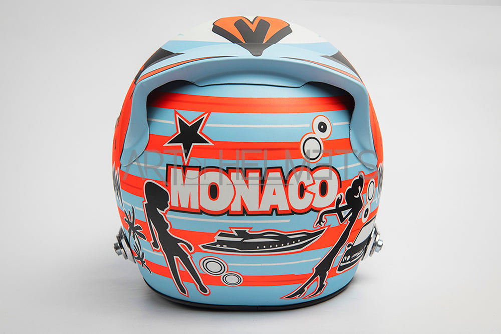 Kimi Räikkönen 2006 Gran Premio di Monaco 2006 Casco Replica 1:1 a grandezza naturale