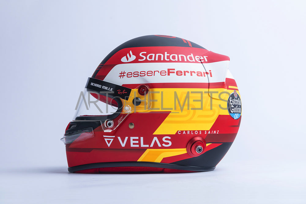 Carlos Sainz 2022 F1 Full-Size 1:1 Replica Helmet