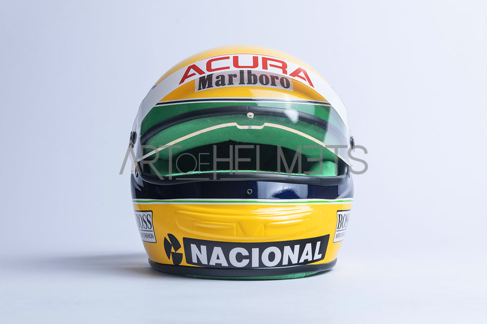 Ayrton Senna 1990 F1 Full-Size 1:1 Replica Helmet