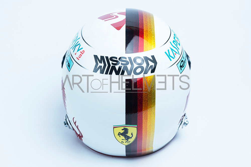 Sebastian Vettel 2019 Gran Premio del Brasile Gran Premio del Brasile a grandezza naturale 1:1 Replica Helmet