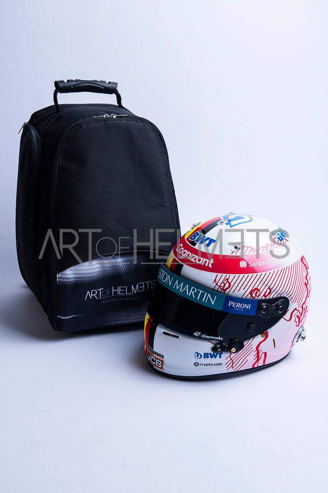 Sebastian Vettel 2021 Pink Formula One Full-Size 1:1 Replica Helmet