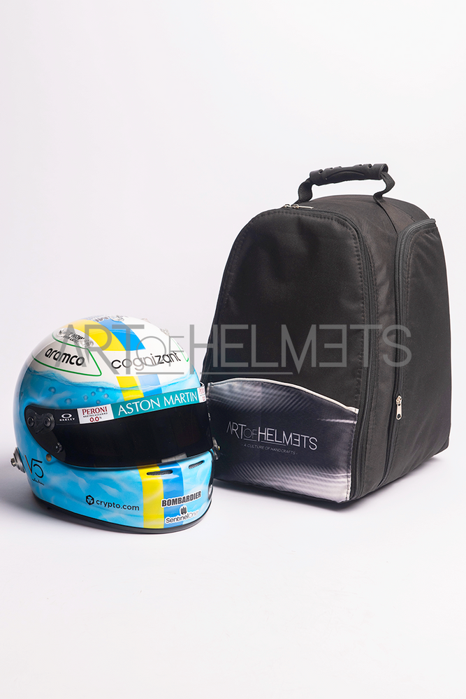 Sebastian Vettel 2022 Miami Grand Prix Full-Size 1:1 Replica Helmet