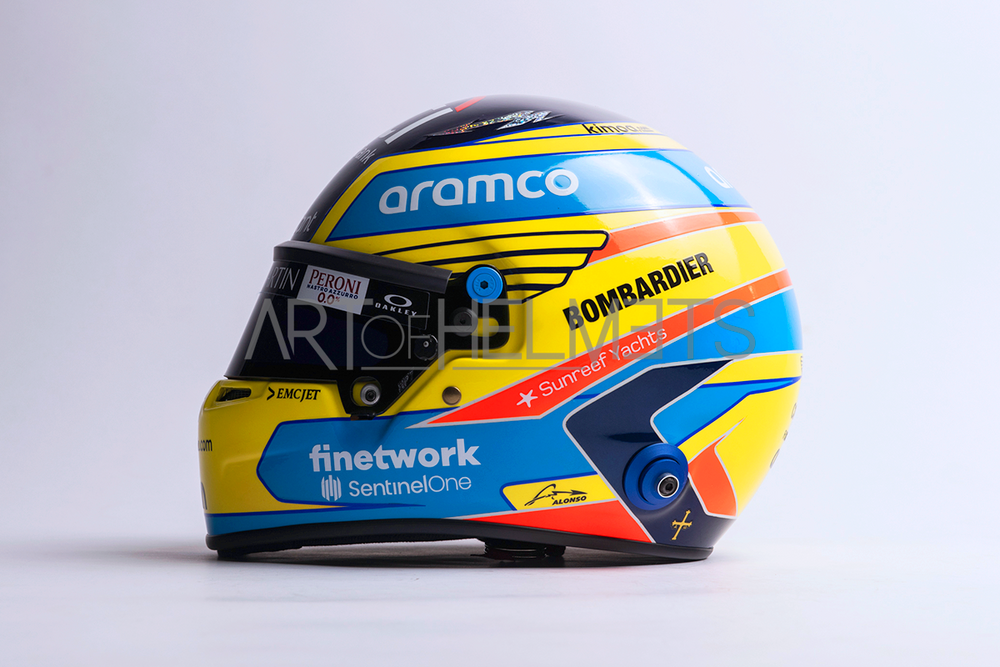 Fernando Alonso 2023 Formula One Full-Size 1:1 Replica Helmet