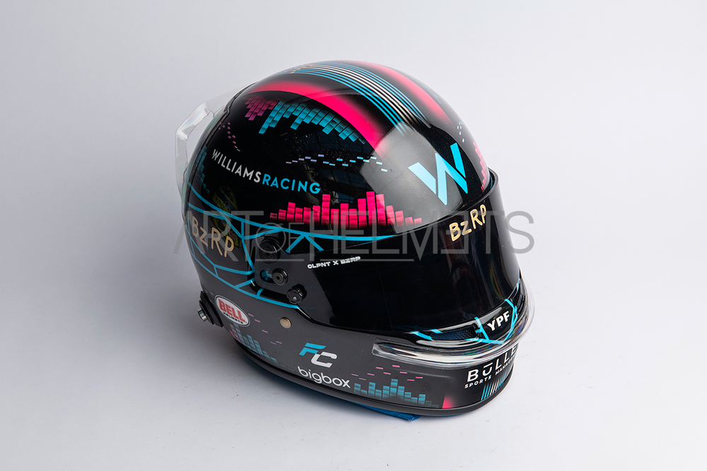 Franco Colapinto 2024 F2 "CLPNT x BZRP" Full-Size 1:1 Replica Helmet