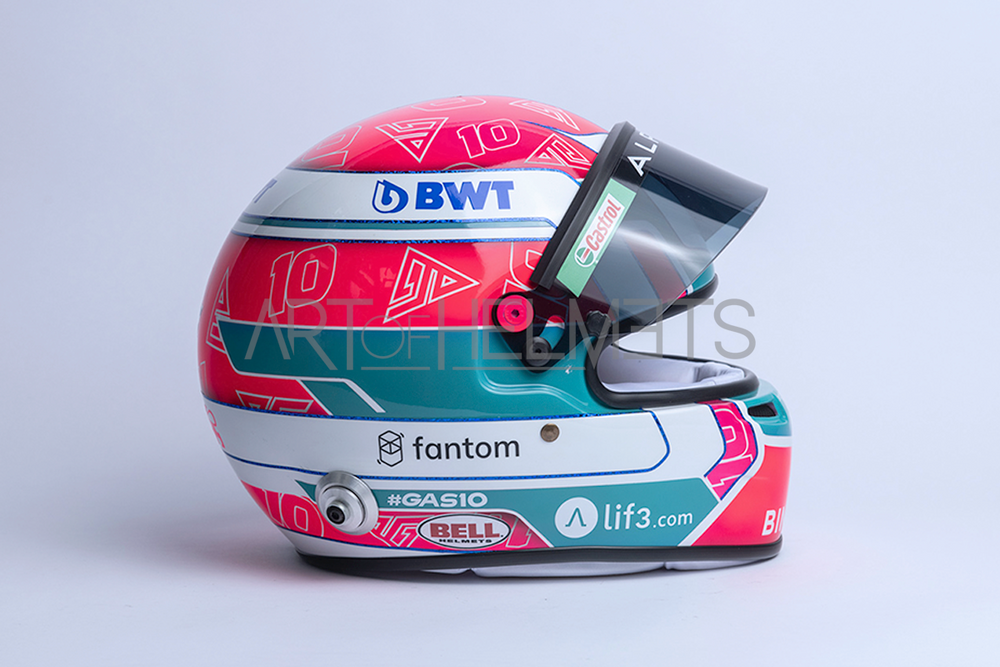 Pierre Gasly 2023 Miami GP F1 Full-Size 1:1 Replica Helmet