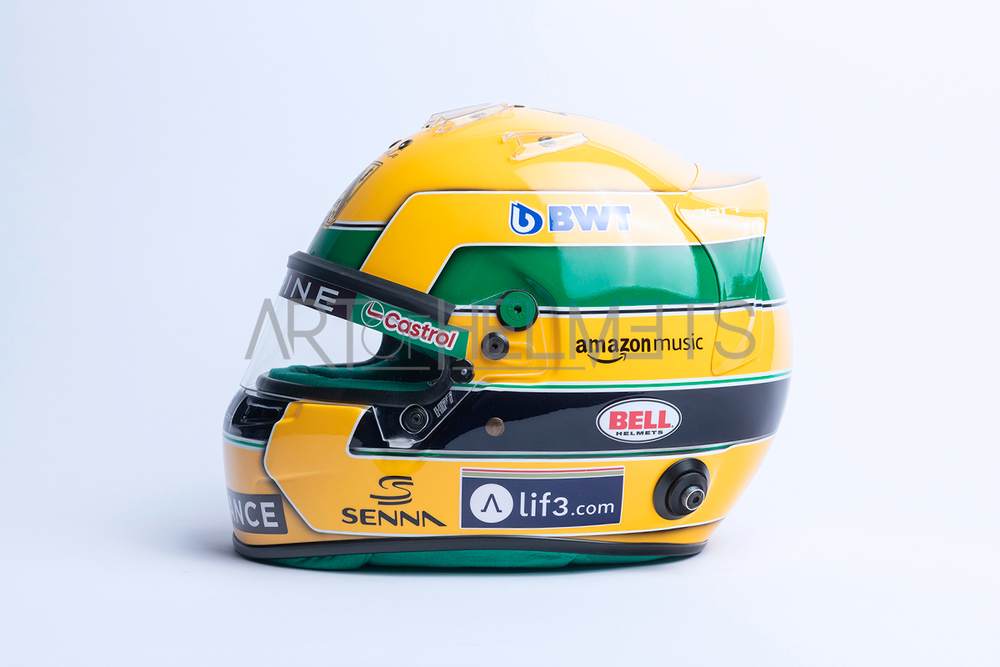 Pierre Gasly 2024 Imola GP F1 Full-Size 1:1 Replica Helmet