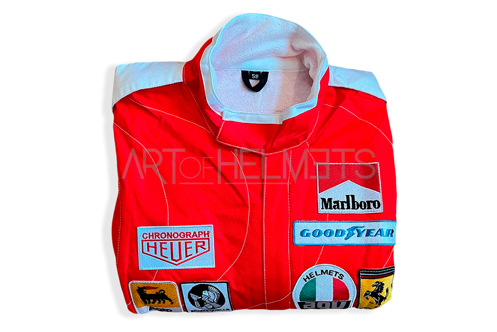 Niki Lauda 1975 F1 Race Embroidered Suit Replica