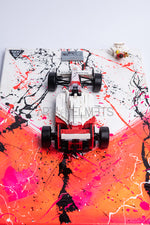 McLaren MP4/4 Ayrton Senna 1988 Lego Art "Iconic Splash" by Montesano.