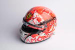 Charles Leclerc 2024 Winner Monaco Grand Prix Helmet - Hand Painted by Daniela Montesano