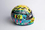 Lando Norris 2024 Silverstone "GIF" Helmet - Hand Painted by Daniela Montesano