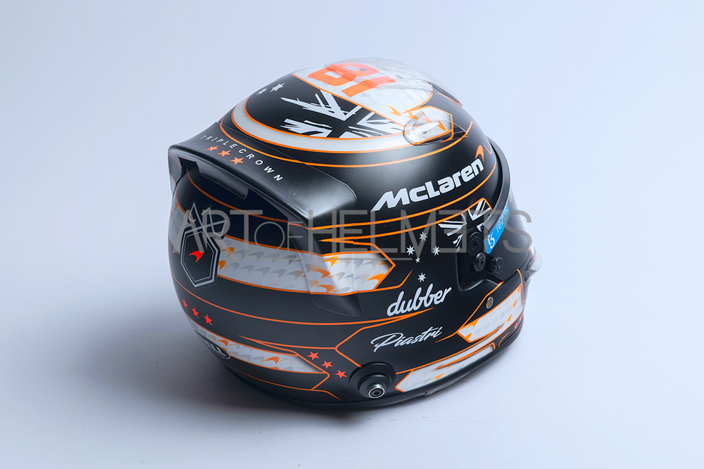 Oscar Piastri 2023 F1 Monaco Grand Prix Full-Size 1:1 Replica Helmet