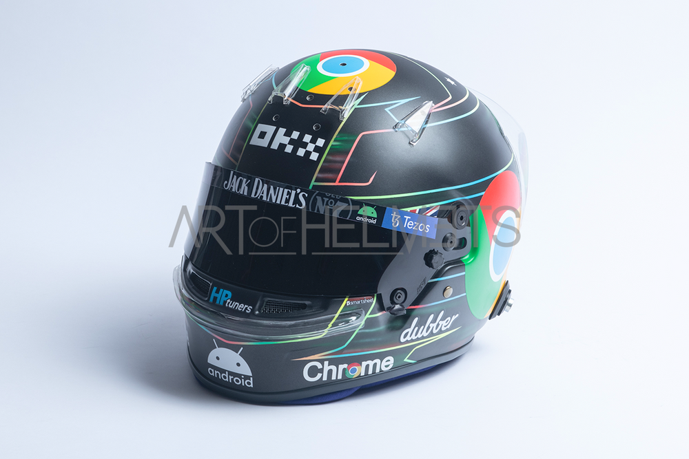 Oscar Piastri 2023 F1 Las Vegas Grand Prix Full-Size 1:1 Replica Helmet