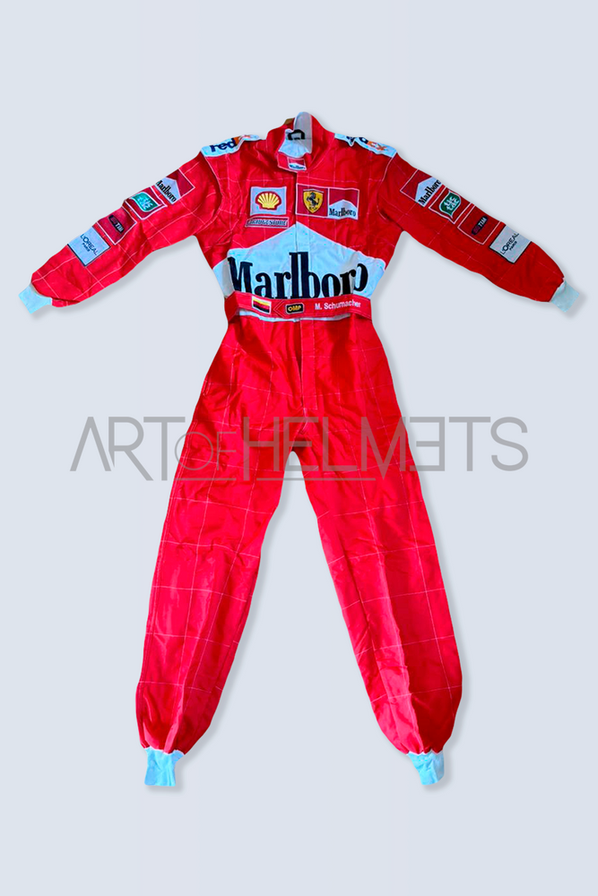 Michael Schumacher 2000 F1 Race Embroidered Suit Replica