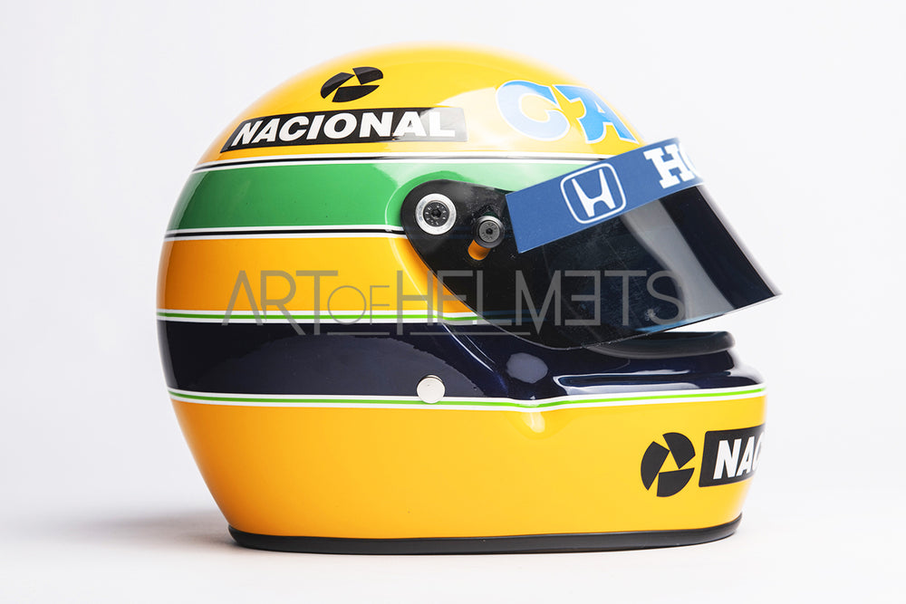 Ayrton Senna 1987 F1 Full-Size 1:1 Replica Helmet