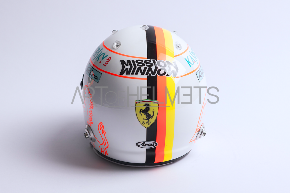 Sebastian Vettel 2019 Bahrain Grand Prix Full-Size 1:1 Replica Helmet