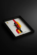 Sebastian Vettel 2017 Art Framed Print