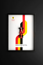 Sebastian Vettel 2017 Art Framed Print