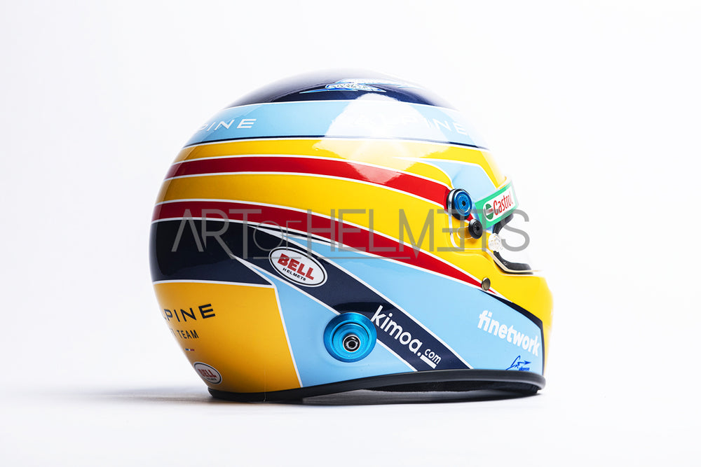 Fernando Alonso 2021 F1 Full-Size 1:1 Replica Helmet