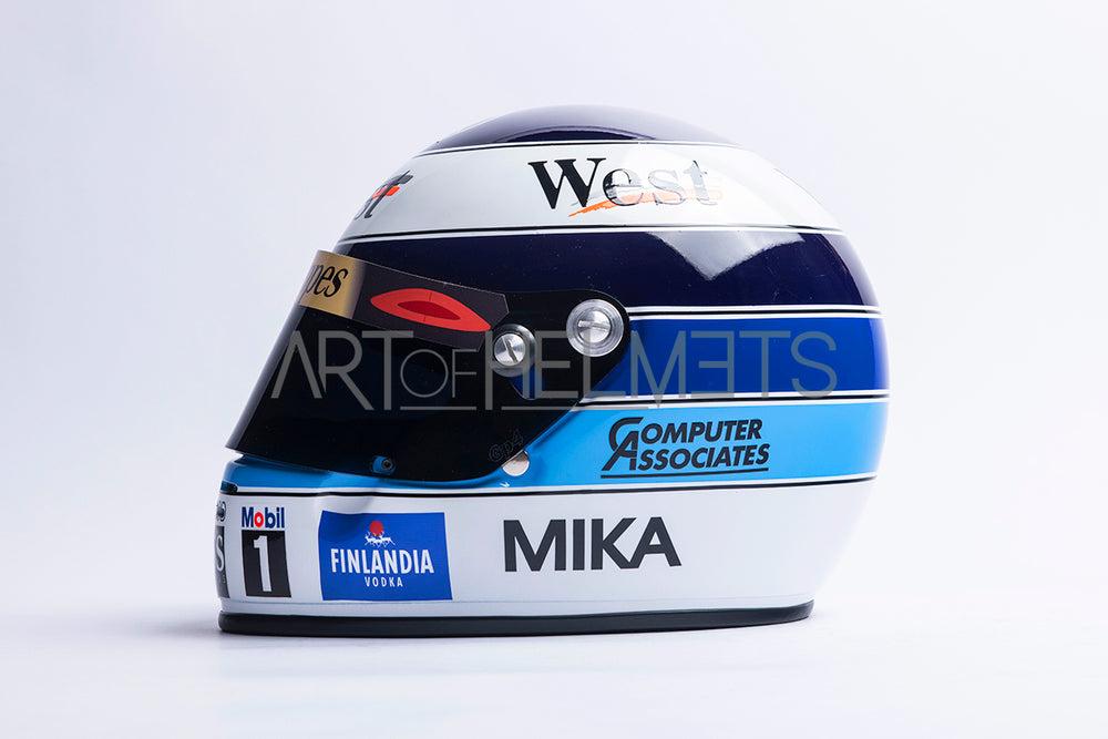 Mika Hakkinen 1998 F1 World Champion Full-Size 1:1 Replica Helmet