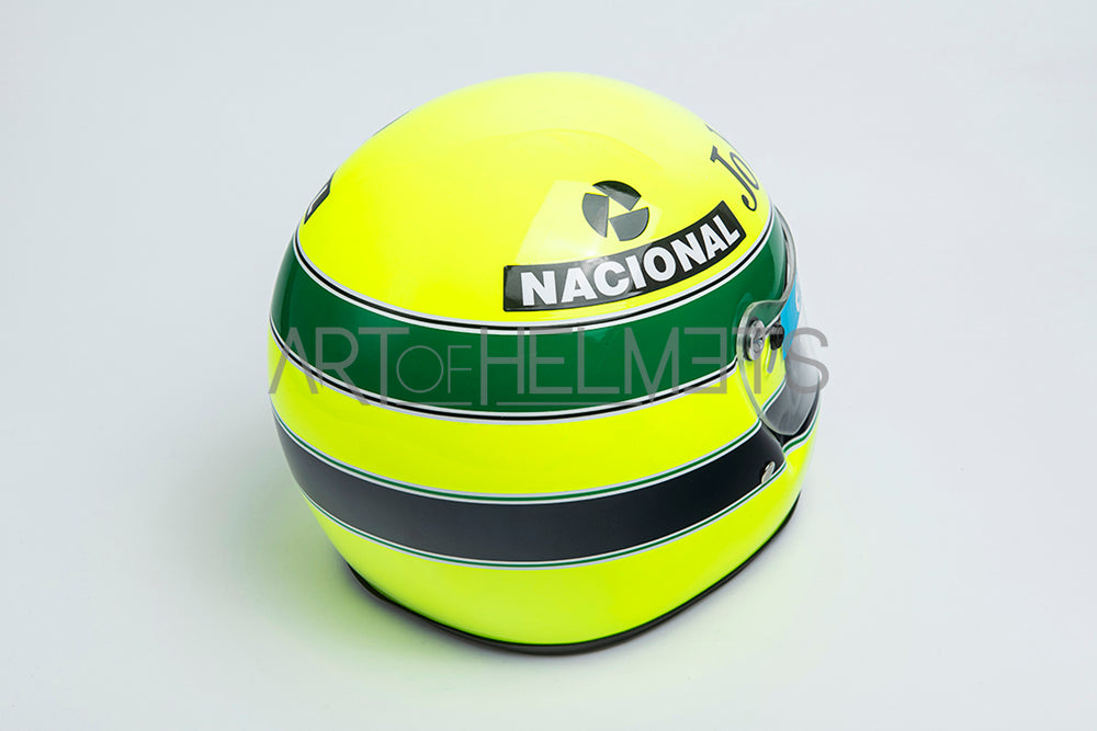 Ayrton Senna 1985 & 1986 F1 Full-Size 1:1 Replica Helmet