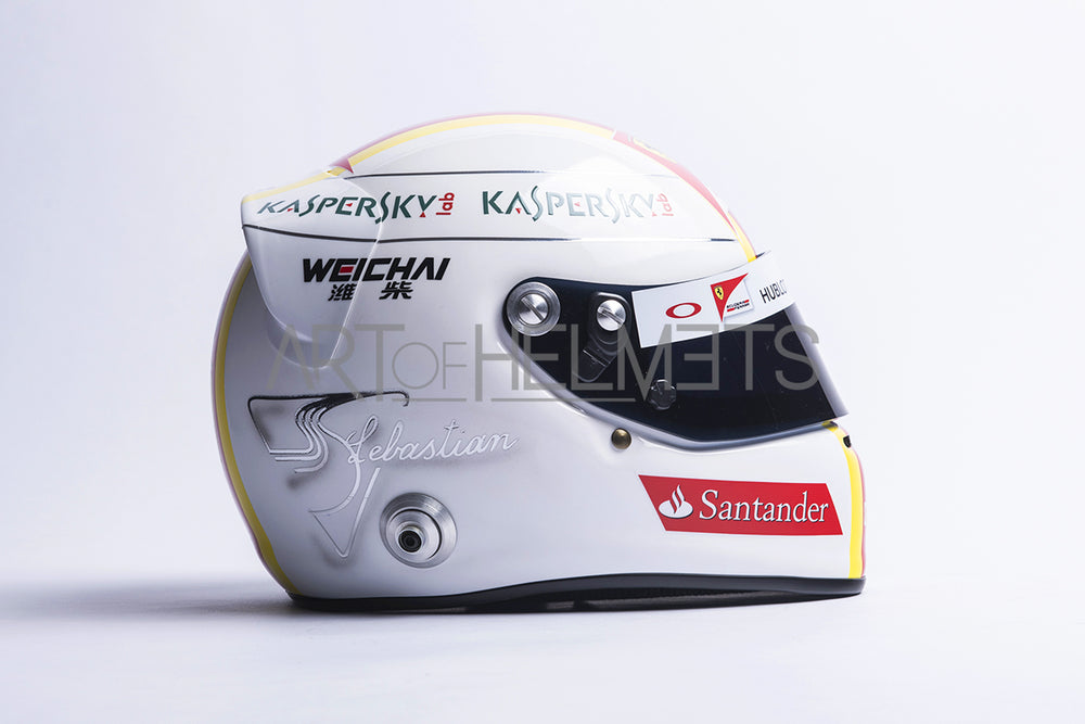 Sebastian Vettel 2015 Formula One Full-Size 1:1 Replica Helmet