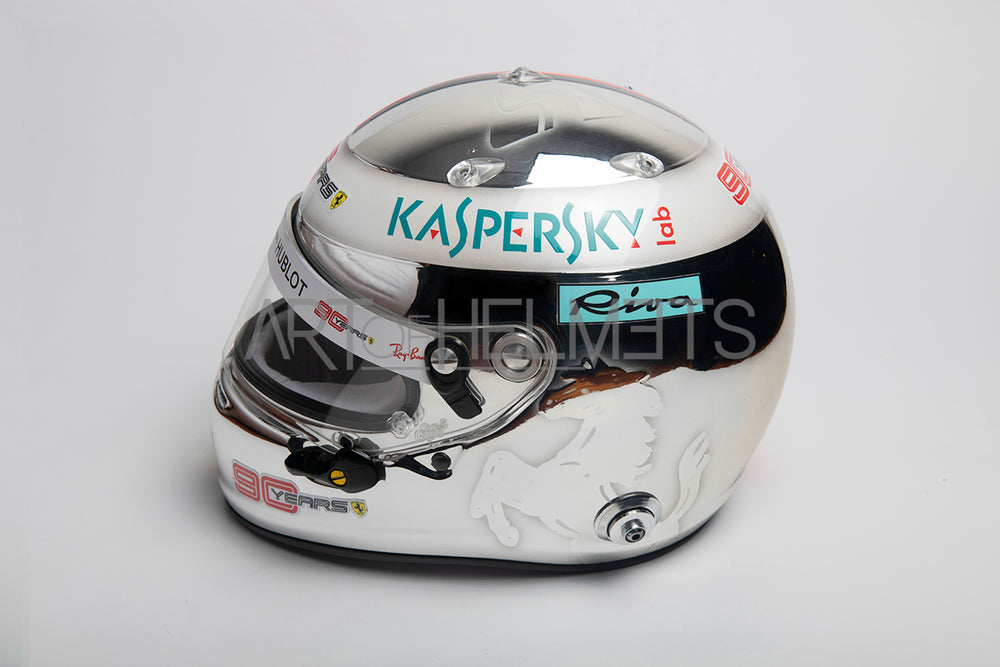 Себастьян Vettel 2019 Chrome Гран-при Сингапура в полном размере 1:1 Реплика шлем