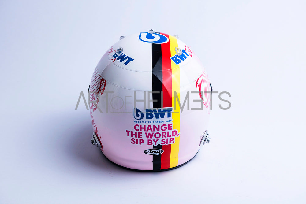 Sebastian Vettel 2021 Pink Formula One Full-Size 1:1 Replica Helmet