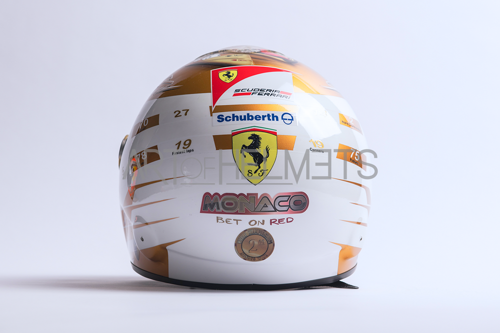 Fernando Alonso 2012 F1 Monaco Grand Prix Full-Size 1:1 Replica Helmet