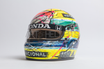 Ayrton Senna 1988 Art Custom Full-Size 1:1 Replica Helmet by Montesano.