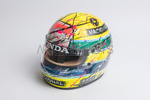 Ayrton Senna 1988 Art Custom Full-Size 1:1 Replica Helmet by Montesano.