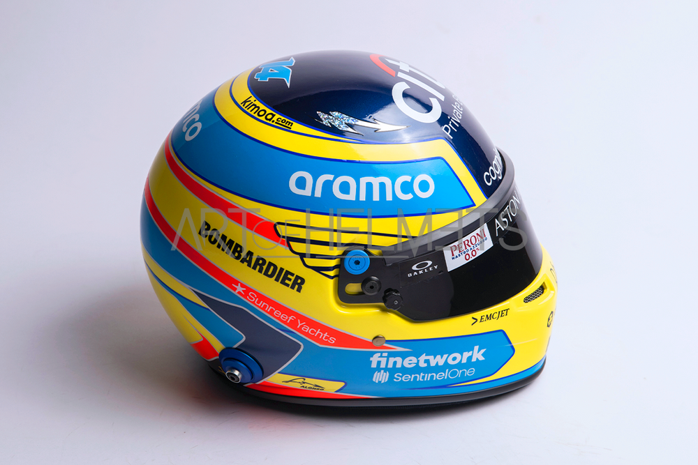 Fernando Alonso 2023 Formula One Full-Size 1:1 Replica Helmet