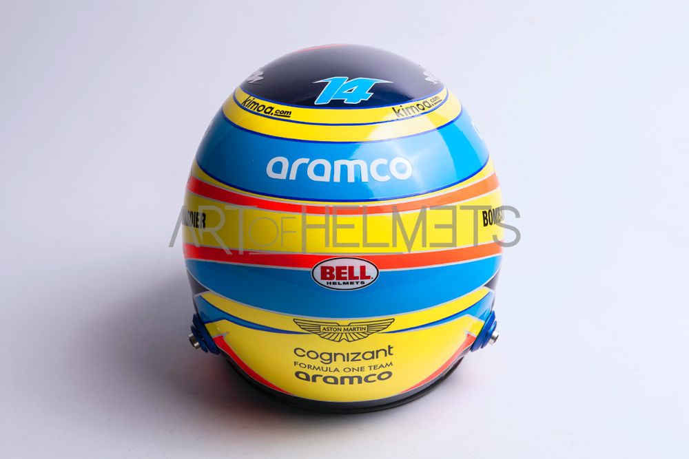 Fernando Alonso 2023 Formula One Full-Size 1:1 Replica Helmet