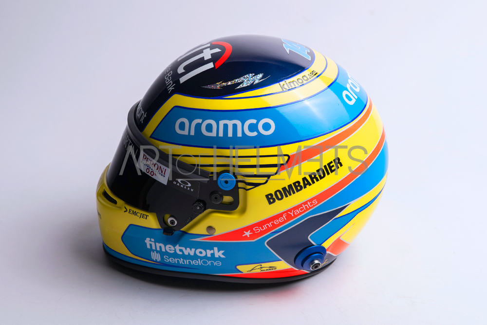 Fernando Alonso 2023 Formula One Full-Size 1:1 Replica Helmet