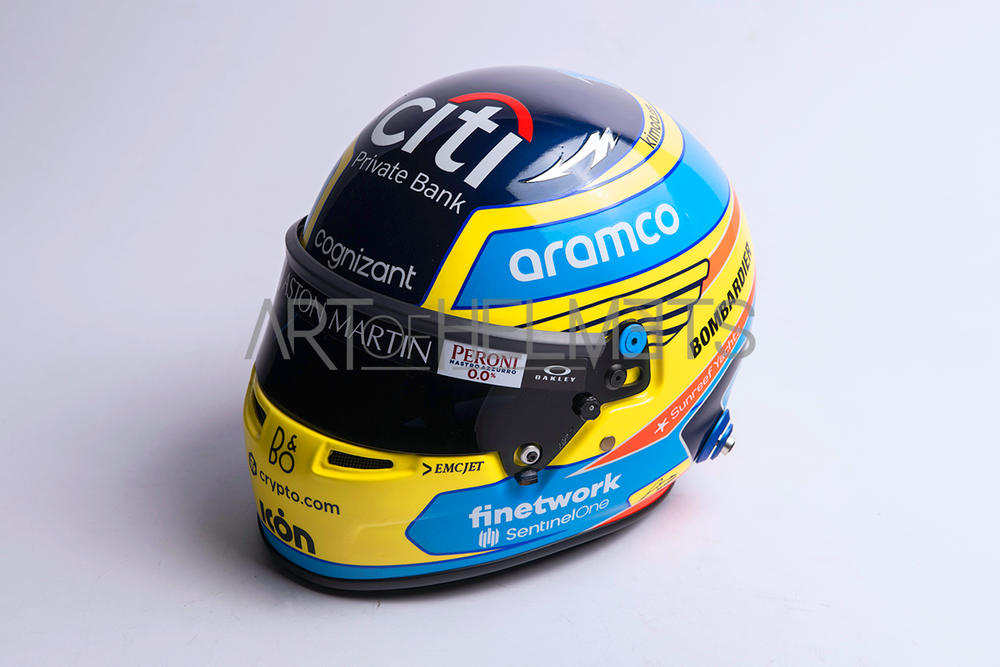 Fernando Alonso 2023 Formula One Full-Size 1:1 Replica Helmet