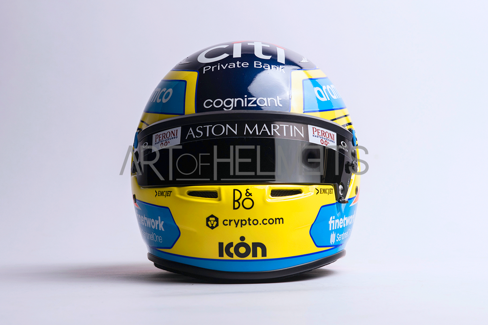 Fernando Alonso 2023 Formula One Full-Size 1:1 Replica Helmet