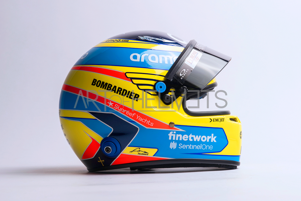 Fernando Alonso 2023 Formula One Full-Size 1:1 Replica Helmet