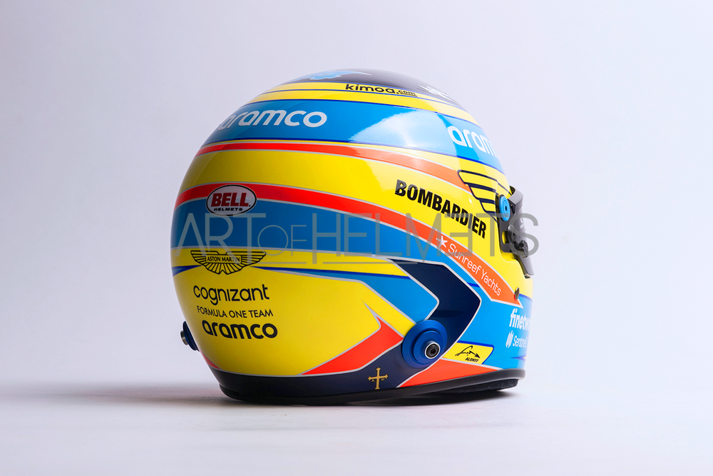 Fernando Alonso 2023 Formula One Full-Size 1:1 Replica Helmet