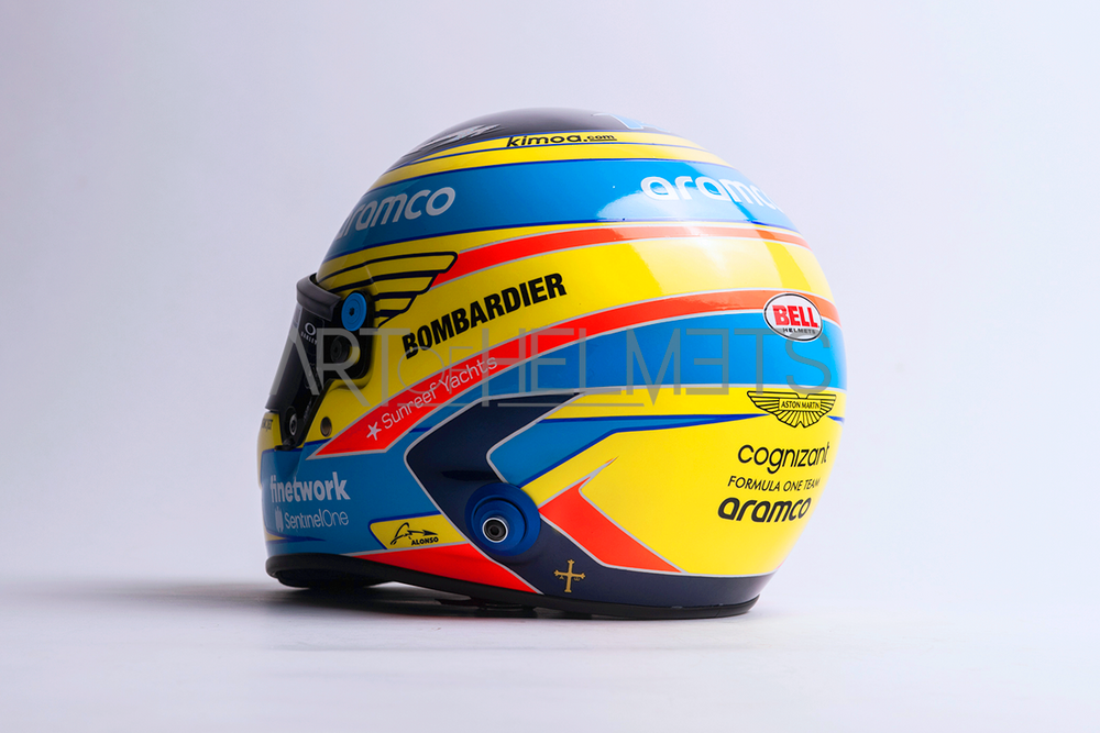 Fernando Alonso 2023 Formula One Full-Size 1:1 Replica Helmet