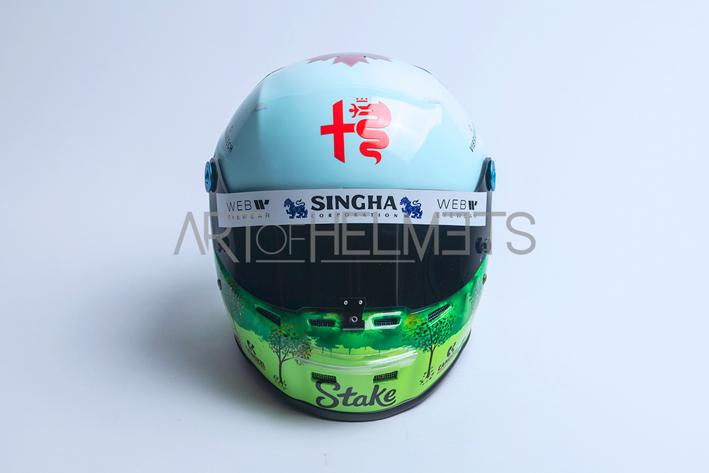 Valtteri Bottas 2023 F1 Canada Grand Prix Full-Size 1:1 Replica Helmet