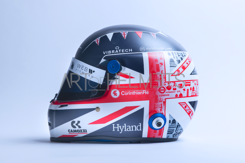 Valtteri Bottas 2023 F1 Silverstone Grand Prix Full-Size 1:1 Replica Helmet